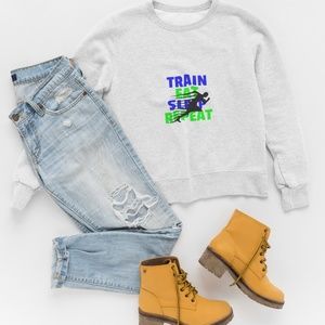 Crew Neck Sweatshirt Train
